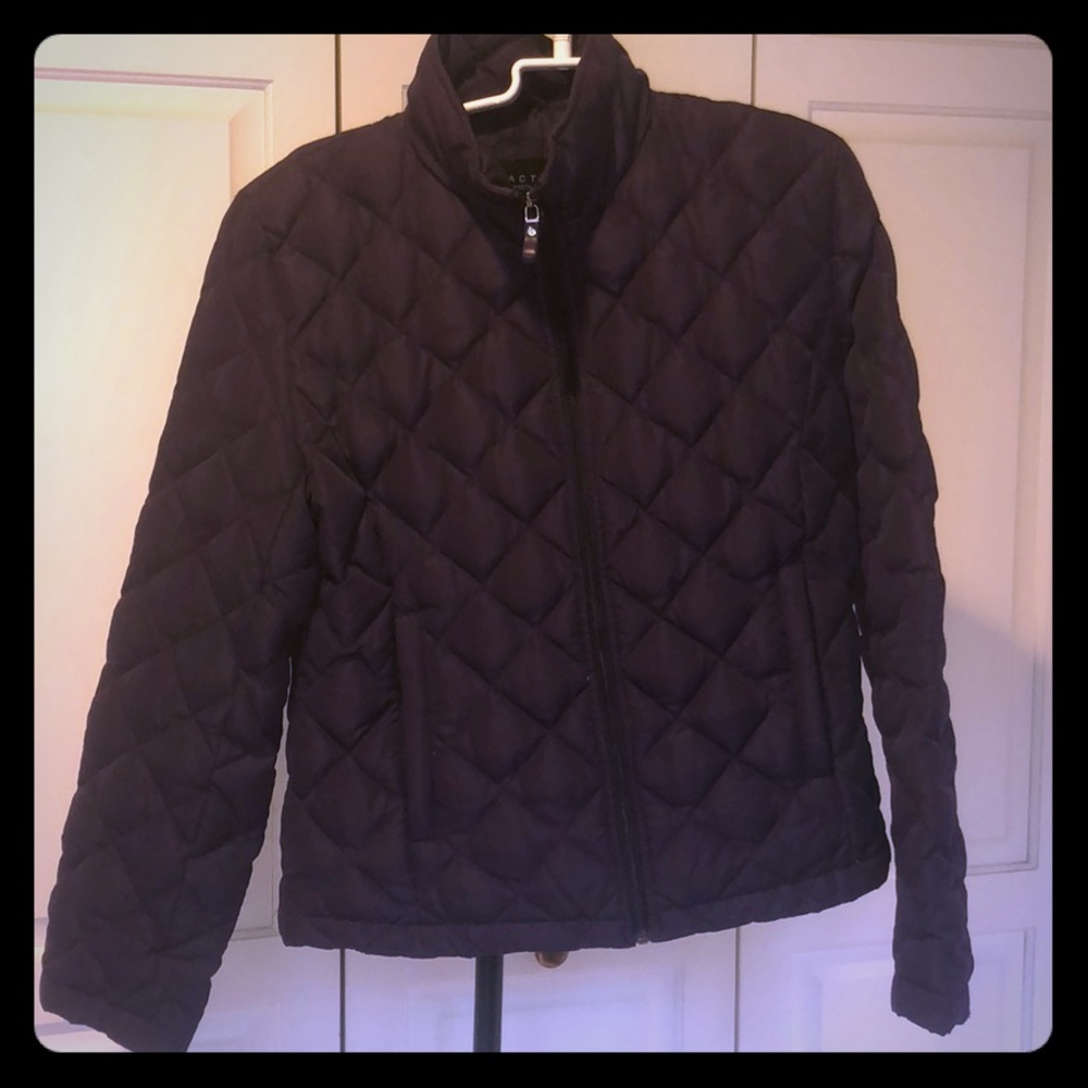 Purple Quilted Jacket